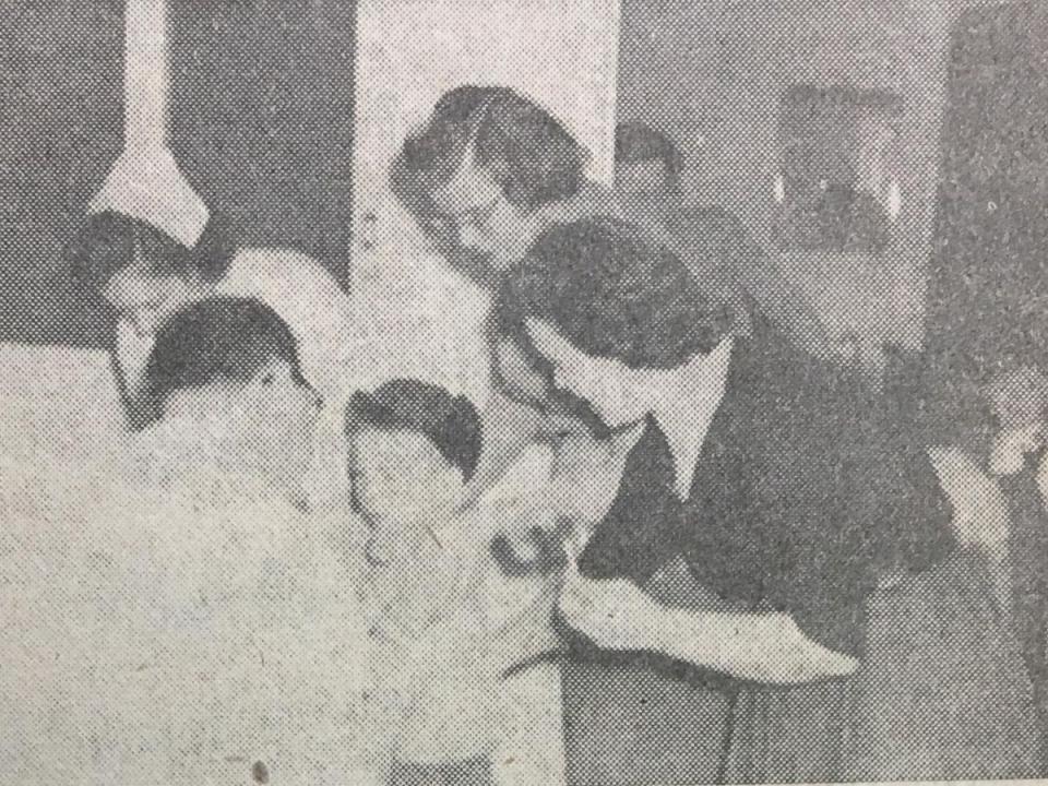 Louisa County Children Receiving the Polio Vaccine